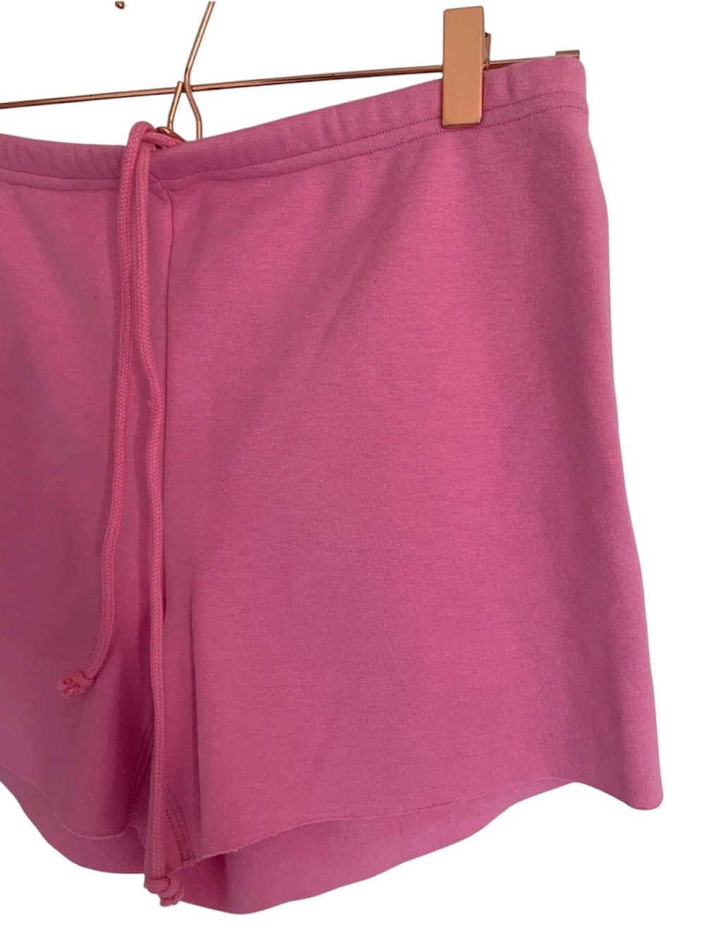 SKIMS Women's Cotton Fleece Shorts in Bubblegum Size Medium NWT RARE - Picture 4 of 5